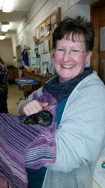 Ann with Blue boy Jan 19 2018