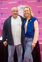 Me and Ron front of logo - Click for Larger View