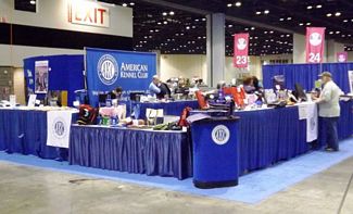 AKC Booth at Eukanuba Show - Click for Larger View