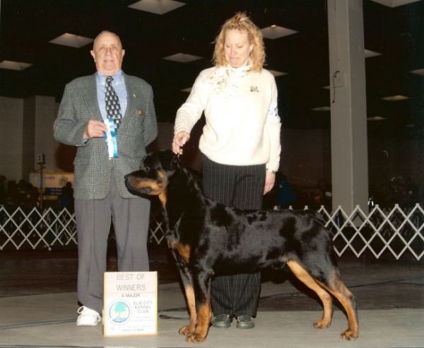 �Bubba� 3 point major at 9 months under Col. Jerry H. Weiss