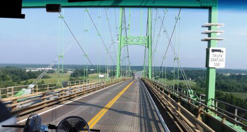 Canada side of 1000 Island Bridge
