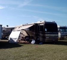 Motor home set up at Eukanuba 2013 - Click for Larger View