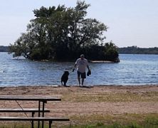 Playing in the river - Click for Larger View