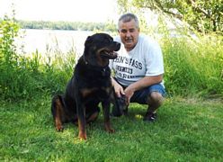 Ron and Mattie on the river - Click for Larger View